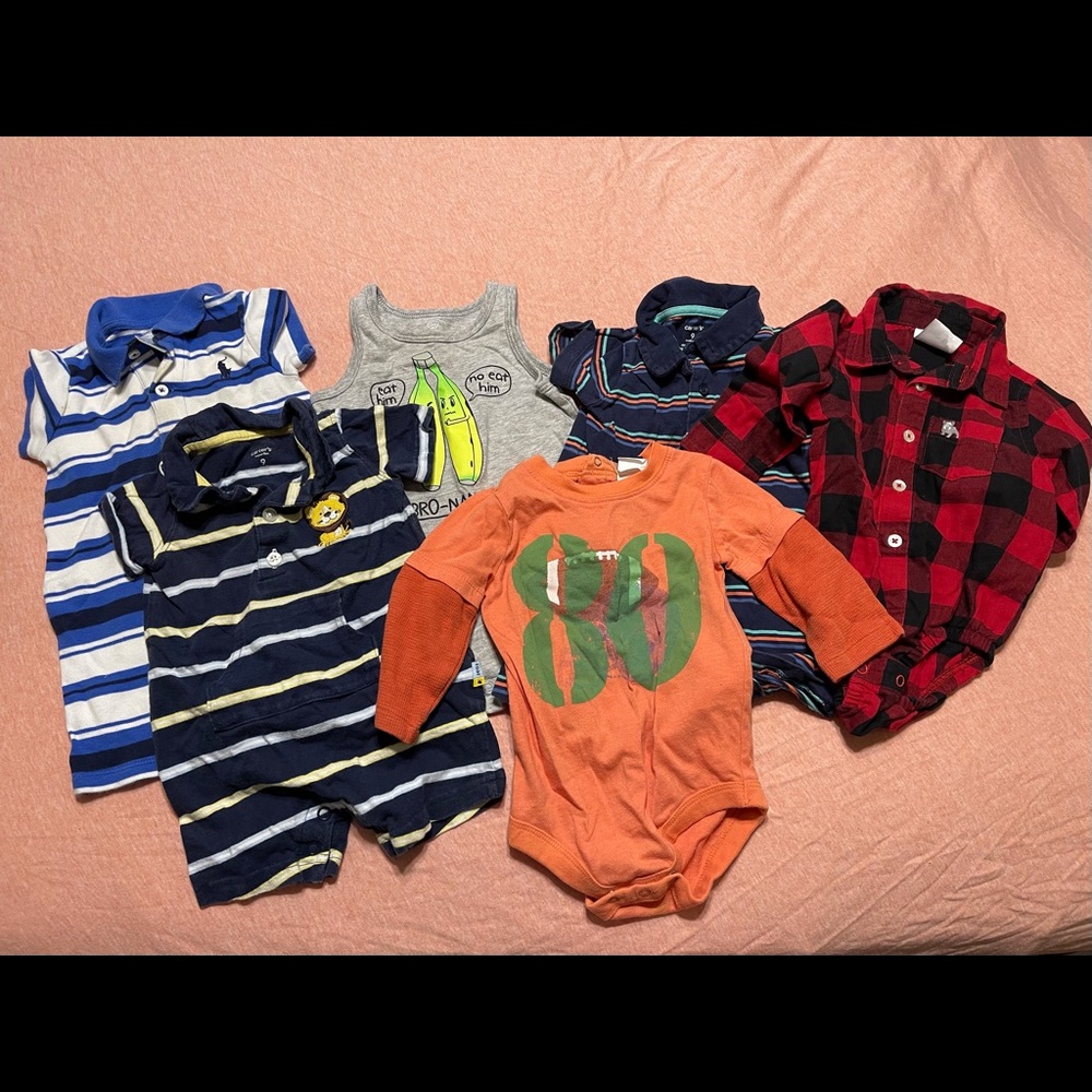Bundle of 9 Months Baby Boy Clothes